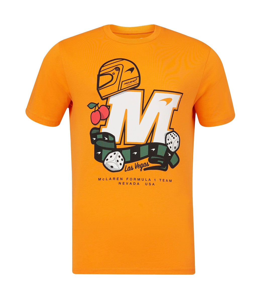 McLaren F1 Men's Special Edition Las Vegas GP T-Shirt – Papaya