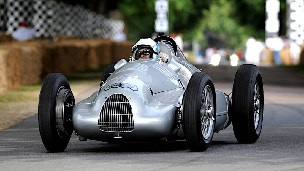 2010 Goodwood Festival of Speed Silver Race Car