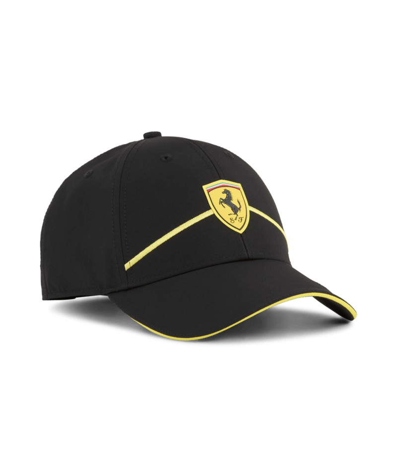 Scuderia Ferrari F1 Puma Race Baseball Hat-Black/Red/White/Yellow Hats Scuderia Ferrari Black 