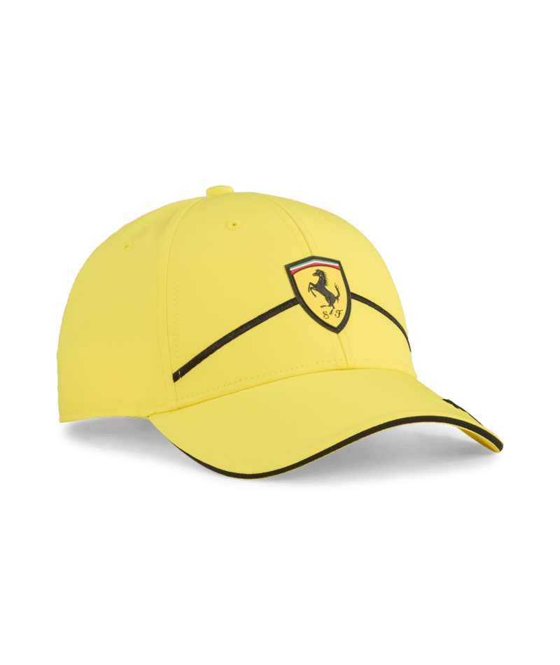 Scuderia Ferrari F1 Puma Race Baseball Hat-Black/Red/White/Yellow Hats Scuderia Ferrari Yellow 