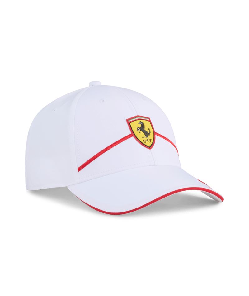 Scuderia Ferrari F1 Puma Race Baseball Hat-Black/Red/White/Yellow Hats Scuderia Ferrari White 