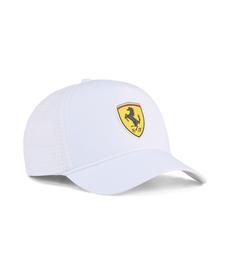 Scuderia Ferrari F1 Puma Race Trucker Hat - Black/Red/White Hats Scuderia Ferrari White 