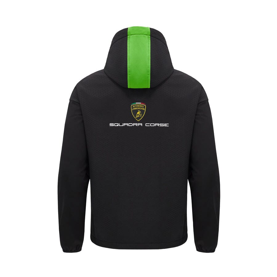 Automobili Lamborghini Squadra Corse Men's Team Softshell Jacket - Black Jackets Automobili Lamborghini 