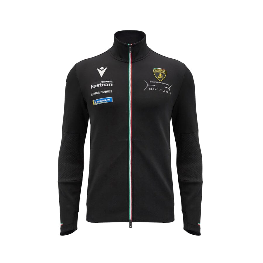 Automobili Lamborghini SC63 Hypercar Men's Team Full Zip Sweatshirt - Black Sweatshirt Automobili Lamborghini 