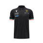 Automobili Lamborghini SC63 Hypercar Men's Team Polo Shirt - Black/White Polos Automobili Lamborghini S Black 