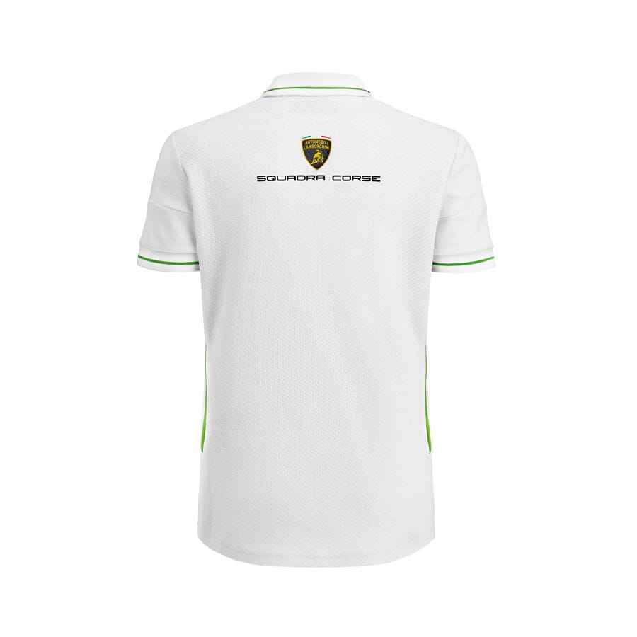 Automobili Lamborghini Squadra Corse Women's Team Polo Shirt - Black Polos Automobili Lamborghini 