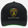 Automobili Lamborghini Squadra Corse Team Hat - Black Hats Automobili Lamborghini 