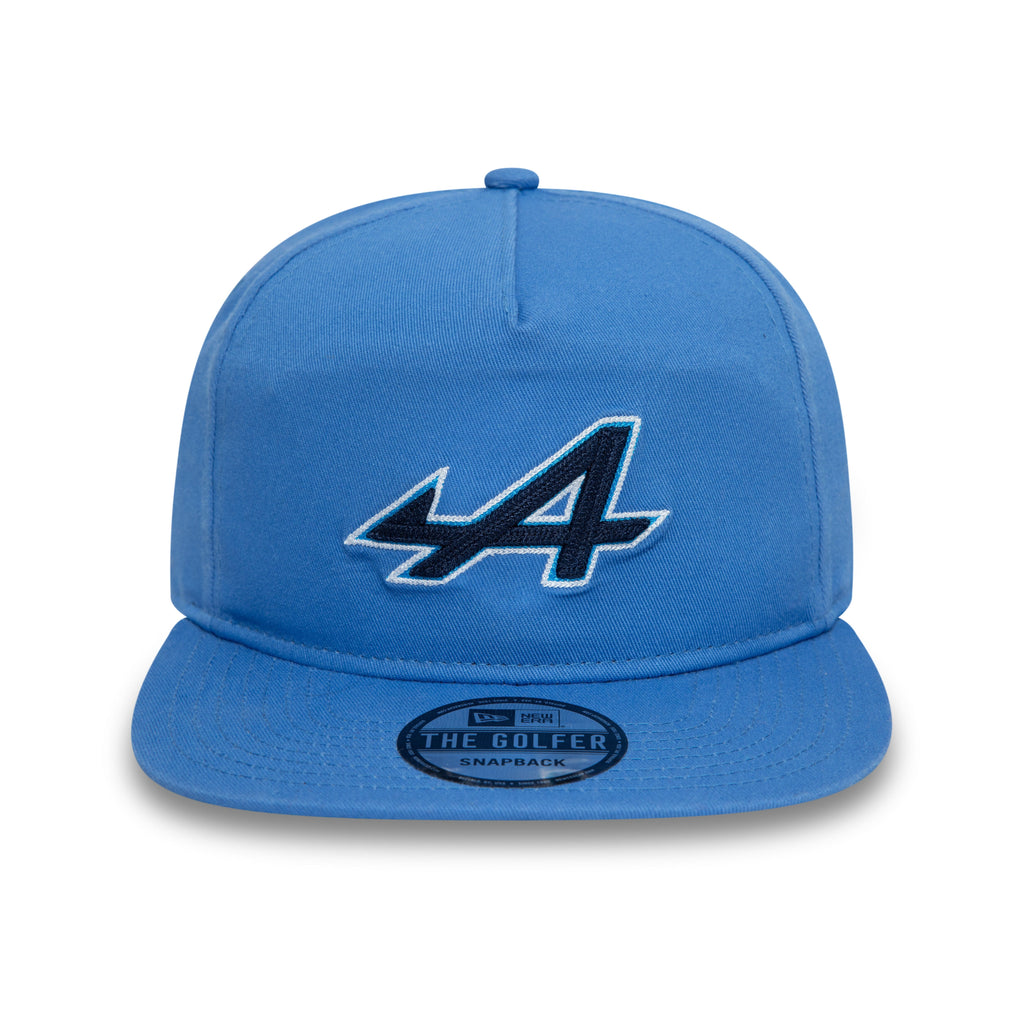 Alpine Racing F1 New Era Chain Stich Golfer Hat - Blue Hats Alpine 