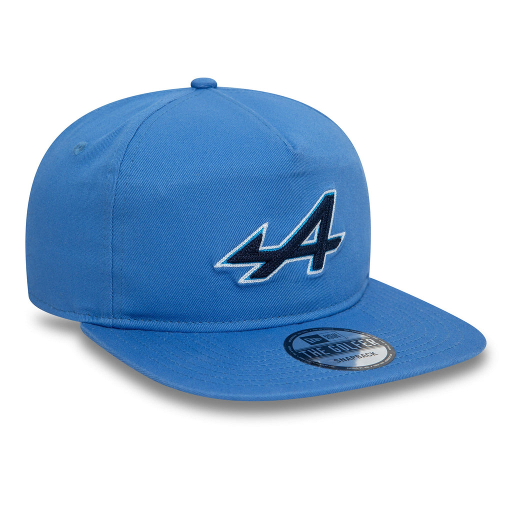 Alpine Racing F1 New Era Chain Stich Golfer Hat - Blue Hats Alpine 