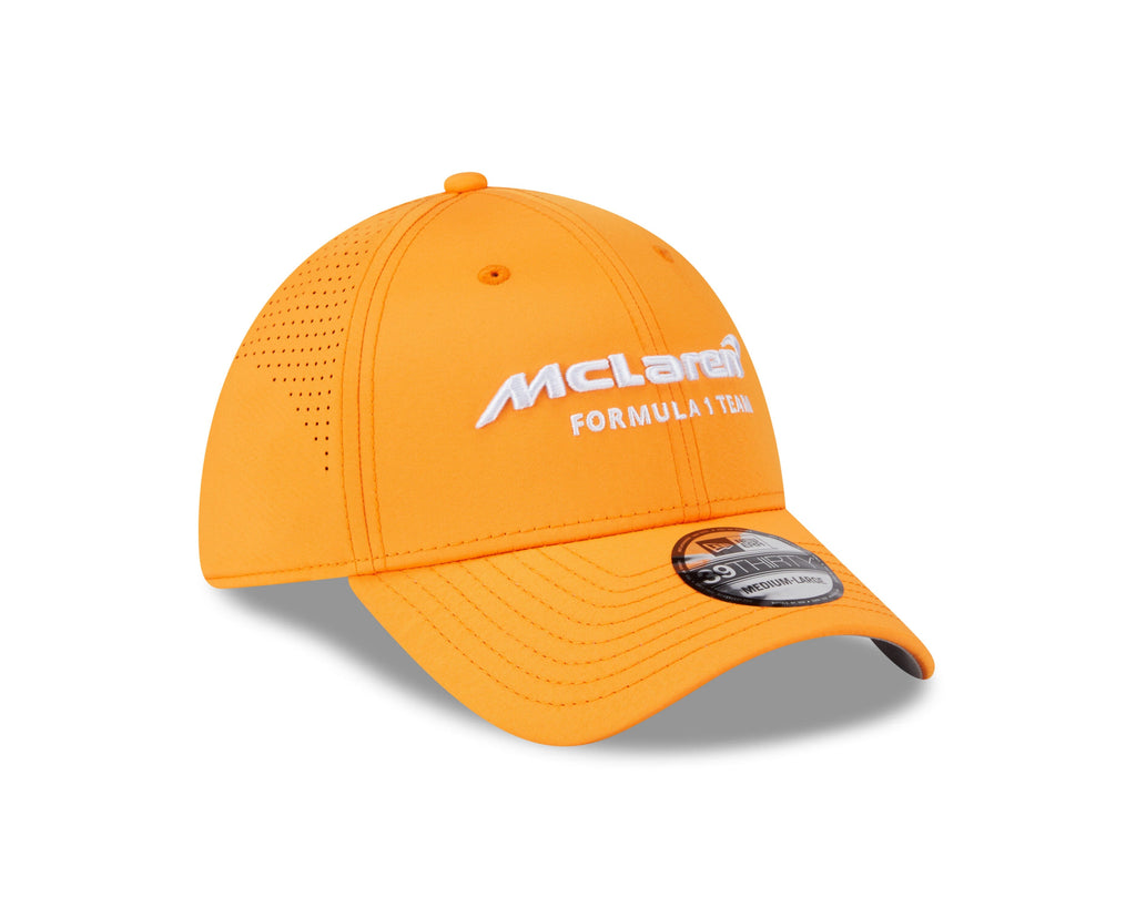 McLaren Racing New Era 39thirty Performance Fitted Hat - Papaya Hats McLaren 