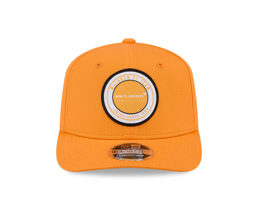 McLaren Racing New Era 9Seventy Circle Patch Papaya Hat - Adult/Kids Hats McLaren 