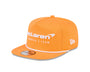 McLaren Racing New Era Golfer Team Text Hat - Papaya Hats McLaren 