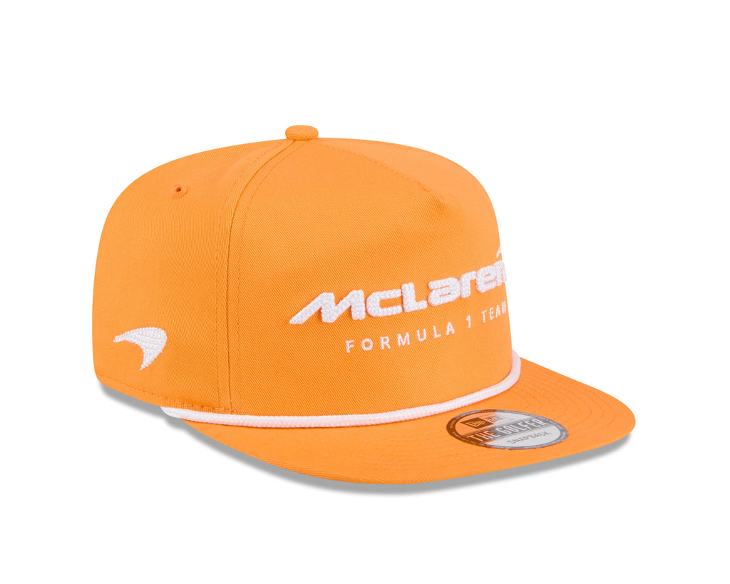 McLaren Racing New Era Golfer Team Text Hat - Papaya Hats McLaren 