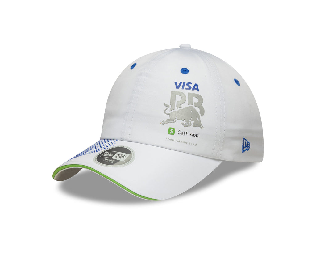 Visa Cash App RB F1 2025 New Era Women's Team Open Back Hat - White Hats Visa Cash App RB 