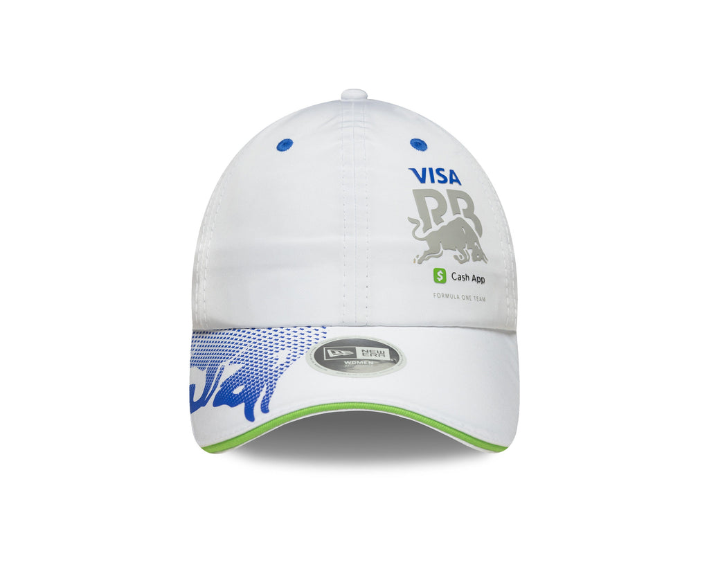 Visa Cash App RB F1 2025 New Era Women's Team Open Back Hat - White Hats Visa Cash App RB 