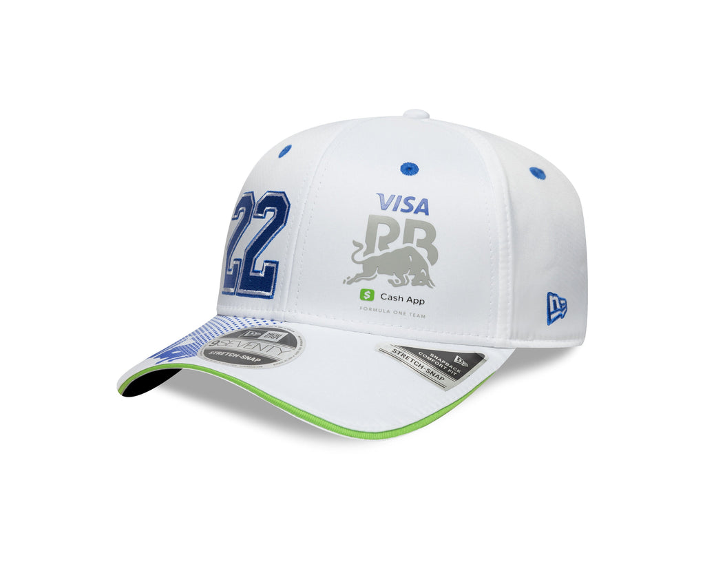 Visa Cash App RB F1 2025 New Era 9Seventy Yuki Tsunoda Team Hat - White Hats Visa Cash App RB 