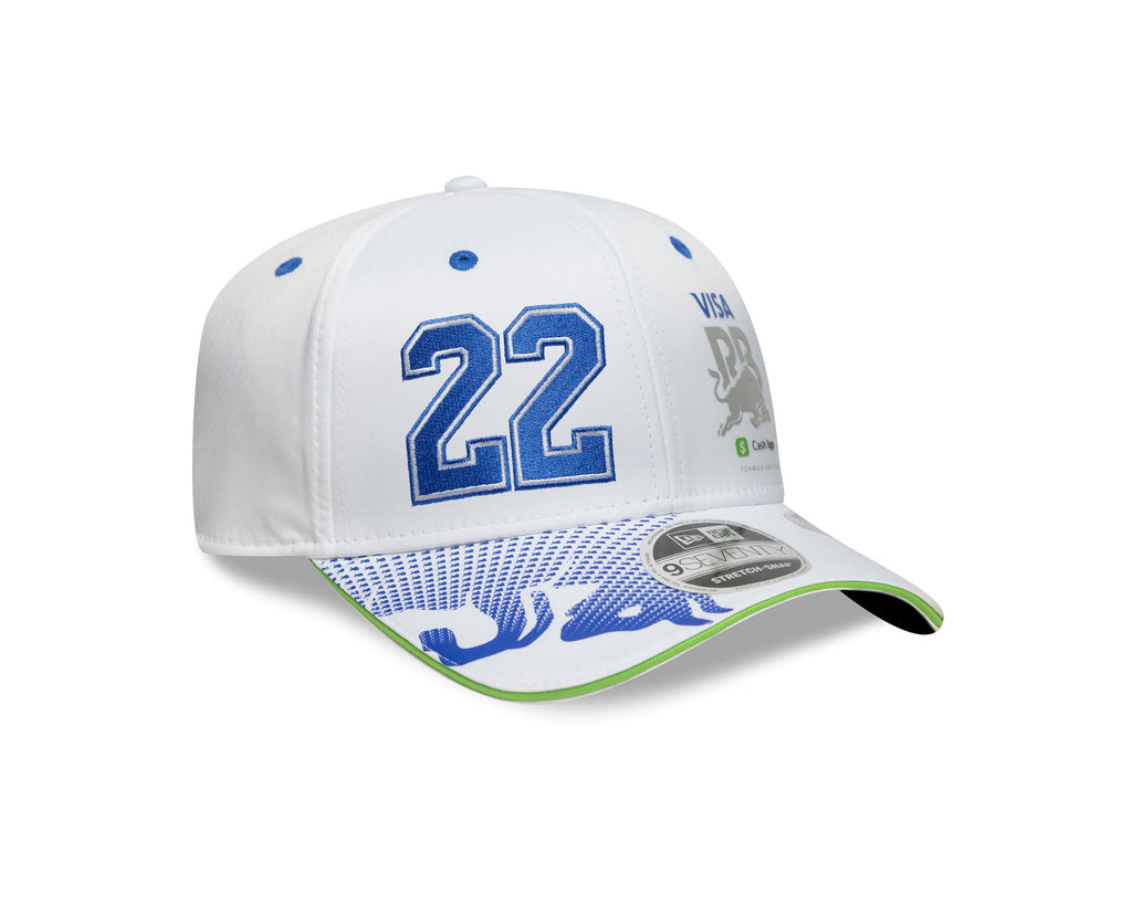 Visa Cash App RB F1 2025 New Era 9Seventy Yuki Tsunoda Team Hat - White Hats Visa Cash App RB 