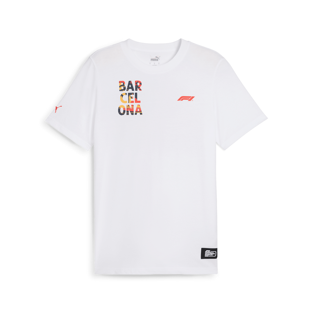 Formula 1 Tech Men's Limited Edition Barcelona GP T-Shirt - White T-shirts Formula 1 