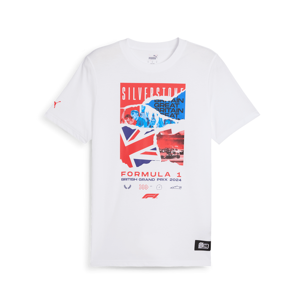 Formula 1 Tech Limited Edition Silverstone GP T-Shirt - White T-shirts Formula 1 