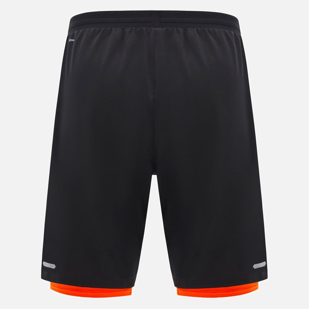 Automobili Lamborghini Men's Activewear Shorts - Black Shorts Automobili Lamborghini 