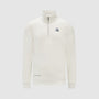 Ayrton Senna Seasonal 1/4 Zip Sweater - White Sweatshirt Ayrton Senna 