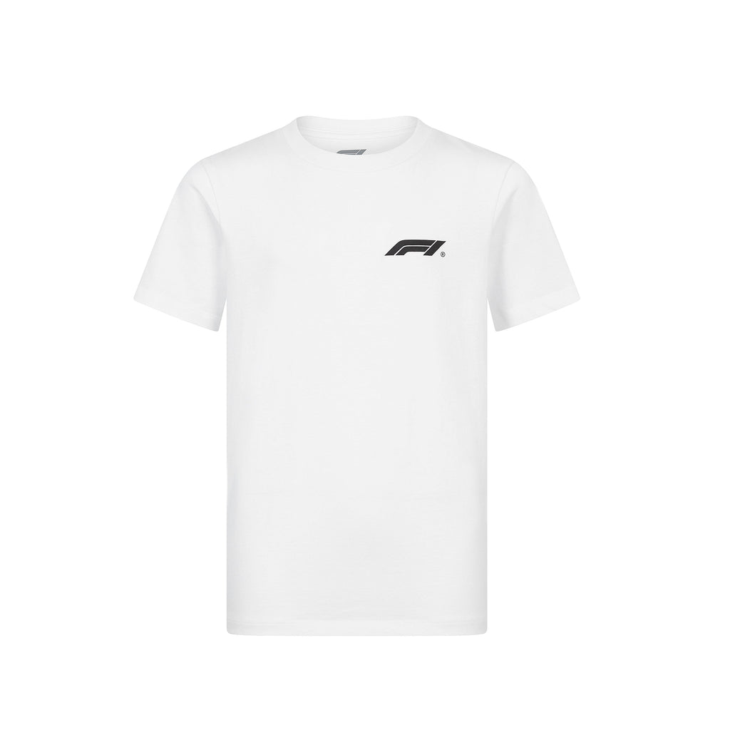 Formula 1 Tech Collection F1 Kids Graphic T-Shirt - White/Grey T-shirts Formula 1 1-2 Years White 