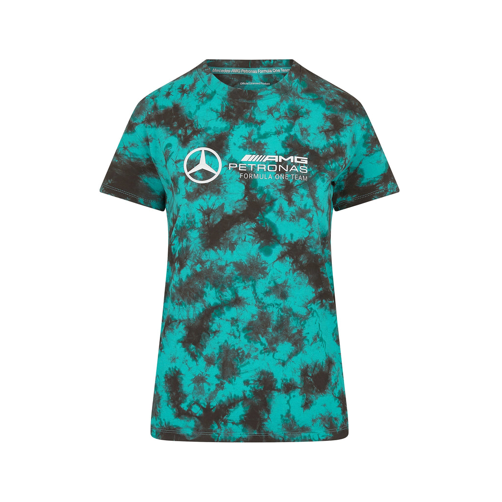 Mercedes AMG Petronas F1 Women's Tie Dye T-Shirt T-shirts Mercedes AMG Petronas 