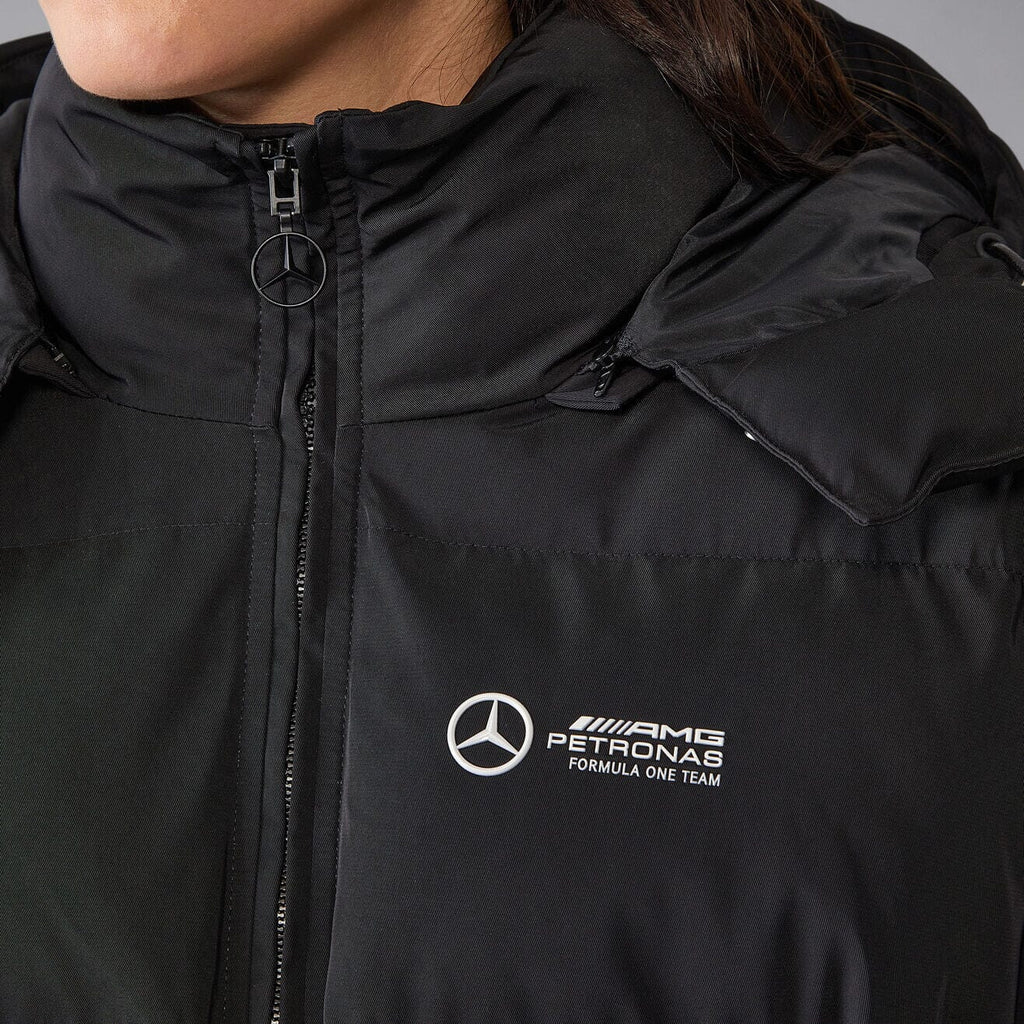 Mercedes AMG Petronas F1 Women's Padded Jacket - Black Jackets Mercedes AMG Petronas 