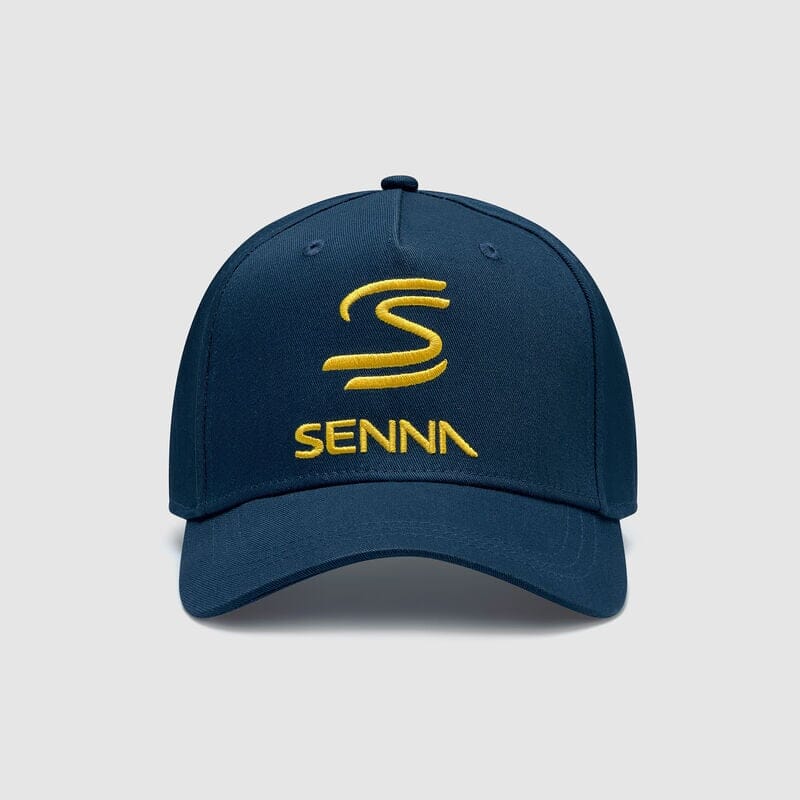 Ayrton Senna Logo Hat - White/Blue Hats Ayrton Senna 