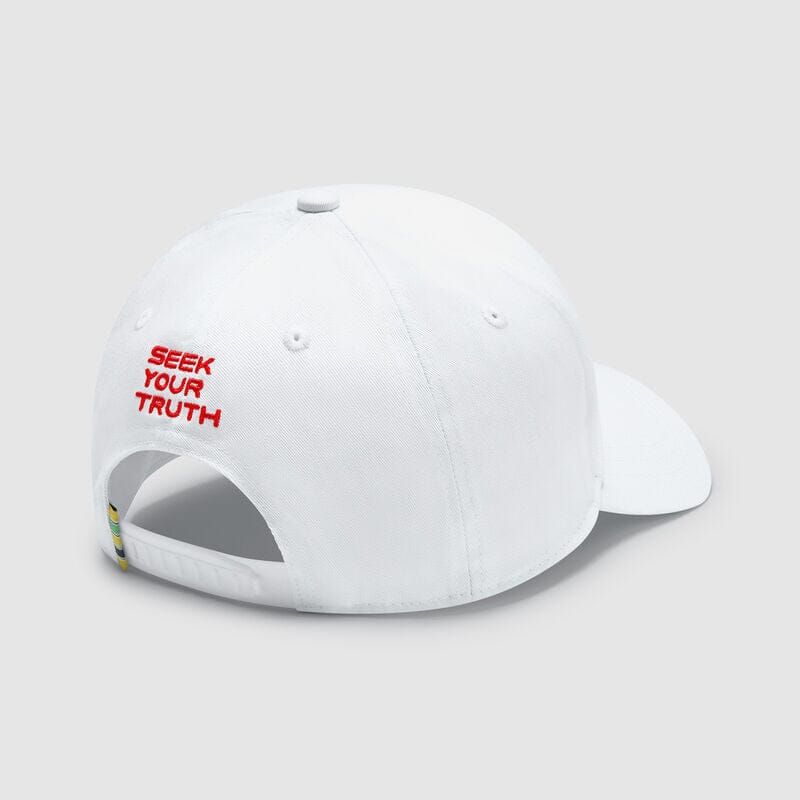 Ayrton Senna Logo Hat - White/Blue Hats Ayrton Senna 