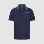 Williams Racing F1 Men's Small Logo Polo Shirt - Navy Polos Williams Racing 