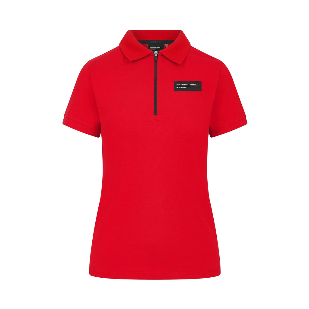 Porsche Motorsport Women's Fanwear Polo - Red Polos Porsche 