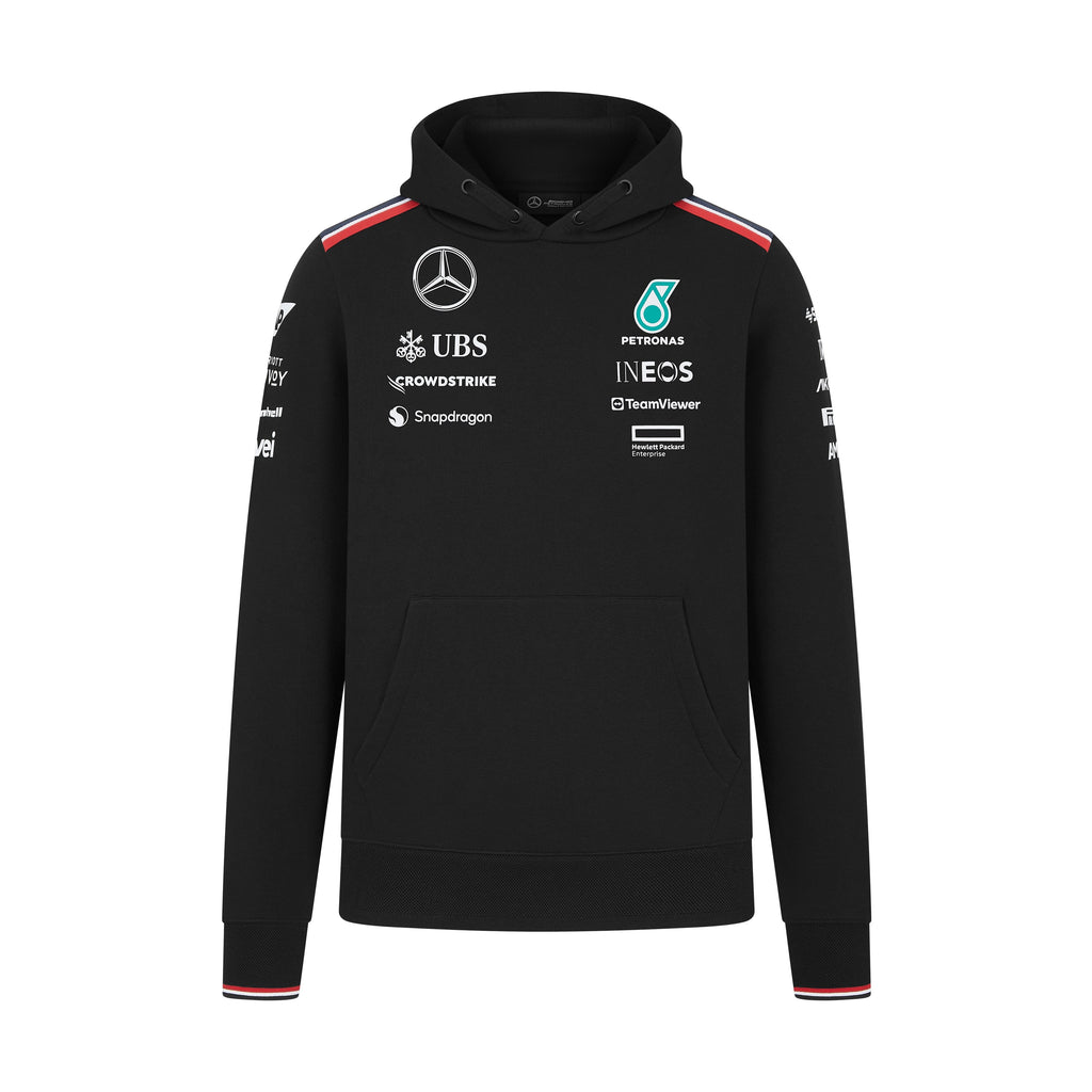 Mercedes AMG Petronas F1 2024 Men's Team Hoodie - Black Hoodies Mercedes AMG Petronas 