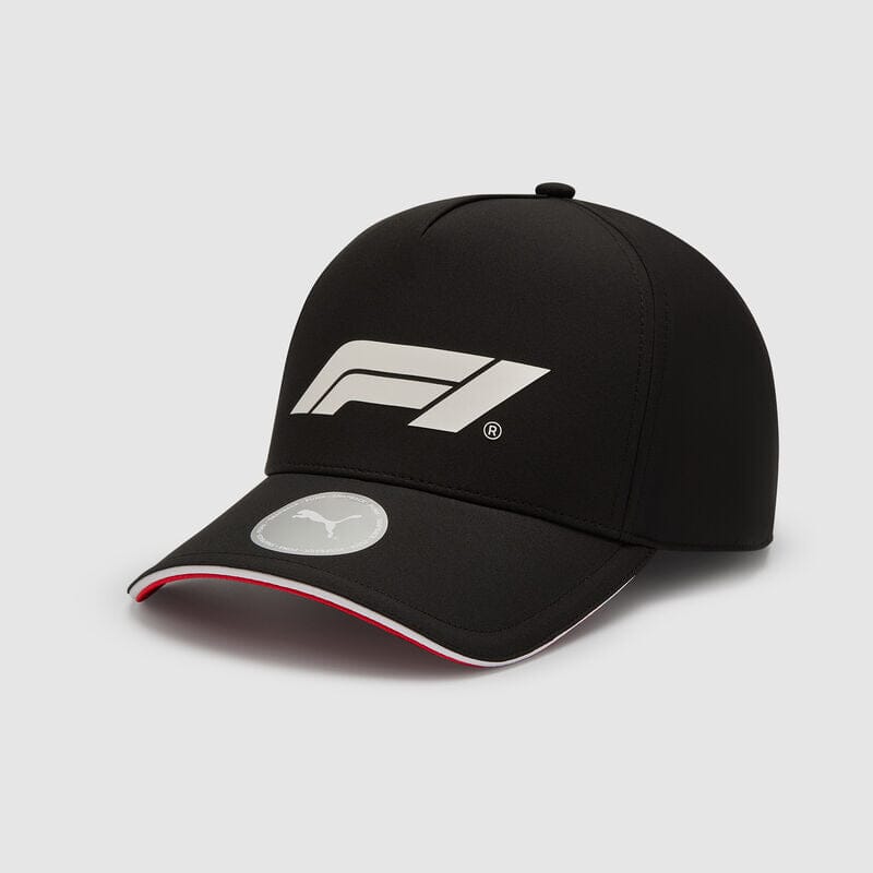 Formula 1 Tech Collection Puma F1 Kids Essentials Baseball Hat - Black/Red Hats Formula 1 Black 