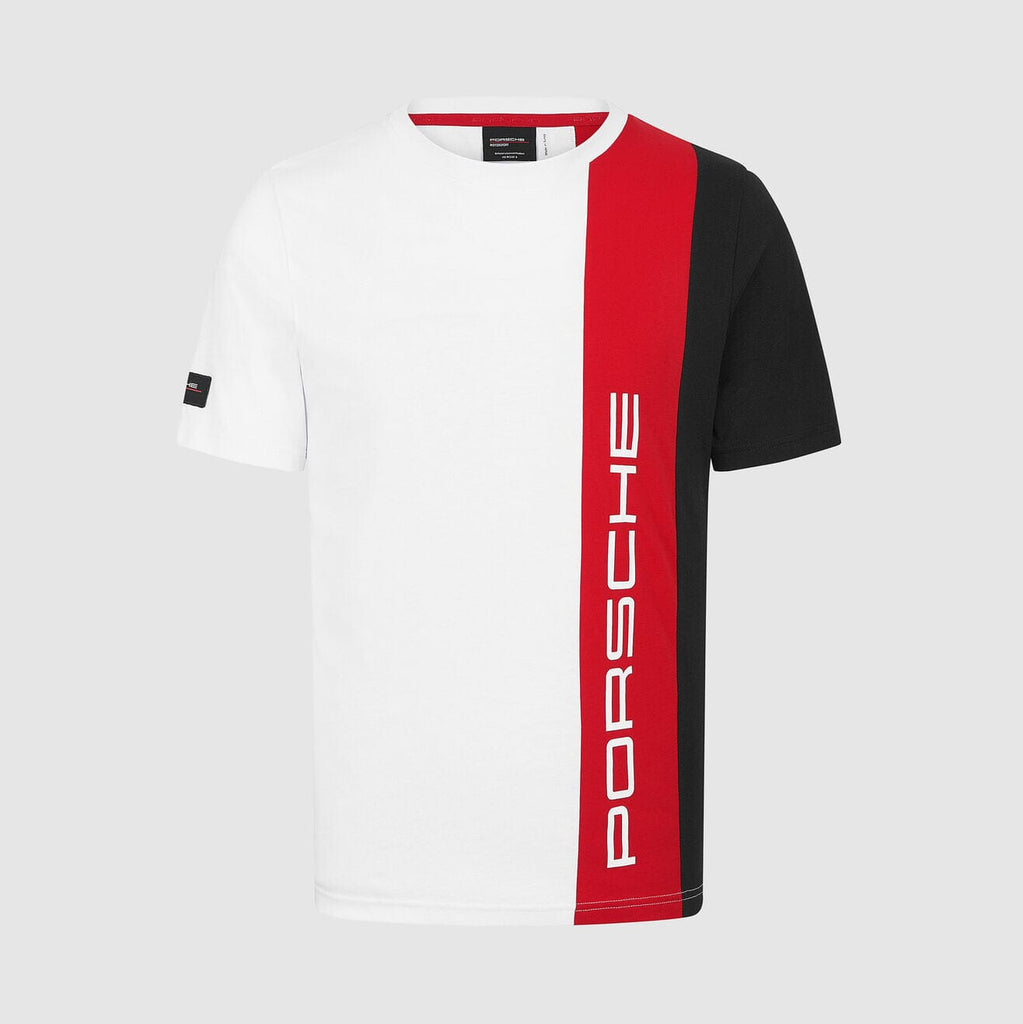 Porsche Motorsport Men's Stripe T-Shirt - White T-shirts Porsche 