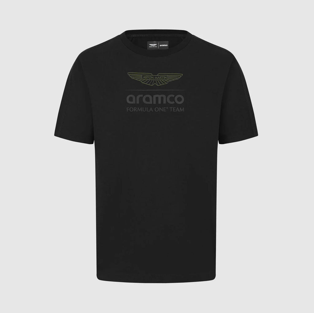 Aston Martin F1 Fanwear Stealth Logo T-Shirt - Black T-shirts Aston Martin F1 