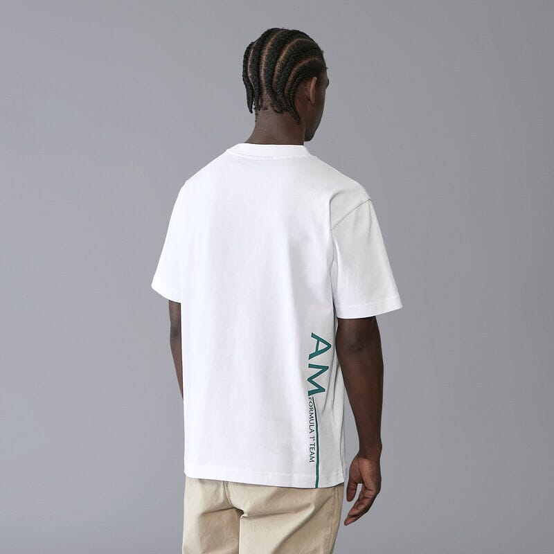 Aston Martin F1 Lifestyle Oversized T-Shirt - White/Green T-shirts Aston Martin F1 