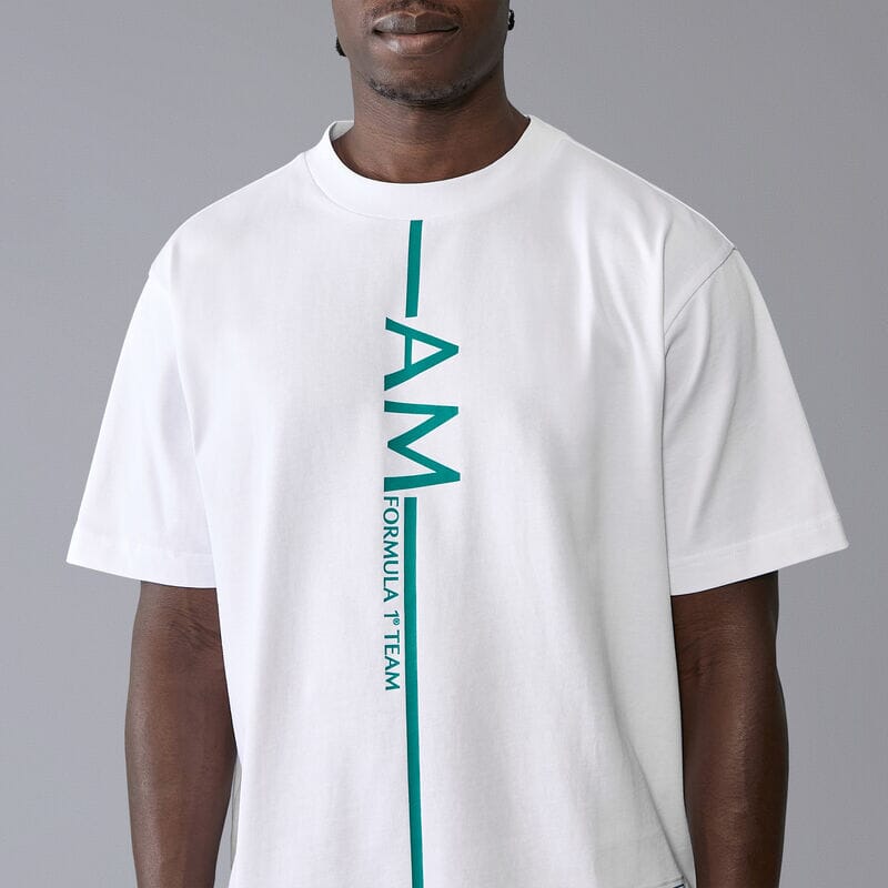 Aston Martin F1 Lifestyle Oversized T-Shirt - White/Green T-shirts Aston Martin F1 