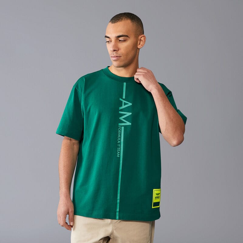 Aston Martin F1 Lifestyle Oversized T-Shirt - White/Green T-shirts Aston Martin F1 