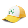 Mercedes AMG Petronas F1 2024 Special Edition Lewis Hamilton Silverstone GP Hat - Yellow Hats Mercedes AMG Petronas 