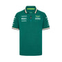 Aston Martin F1 2024 Men's Team Polo Shirt - Green Polos Aston Martin F1 