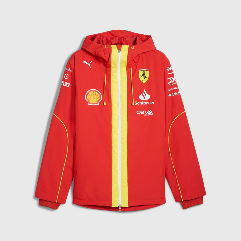 Scuderia Ferrari F1 2024 Team Replica Pro Rain Jacket - Red Jackets Scuderia Ferrari 