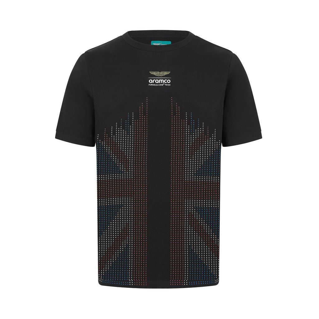 Aston Martin F1 Limited Edition Silverstone GP Graphic T-Shirt - Black T-shirts Aston Martin F1 