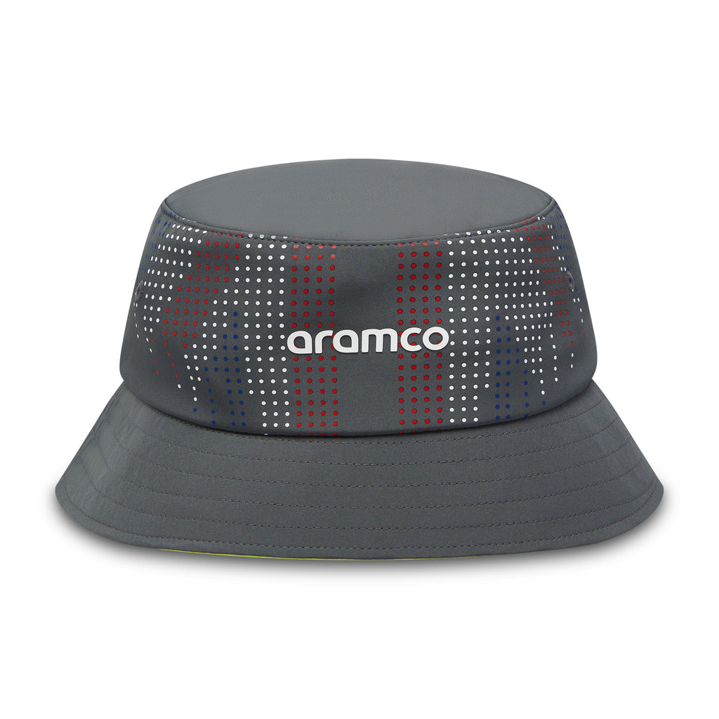 Aston Martin F1 Special Edition Silverstone GP Team Bucket Hat - Dark Gray Hats Aston Martin F1 