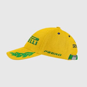 Pirelli Podium Special Edition "Ayrton Senna" Brazil Sao Paulo GP 1st Place Hat- Yellow Hats Pirelli 