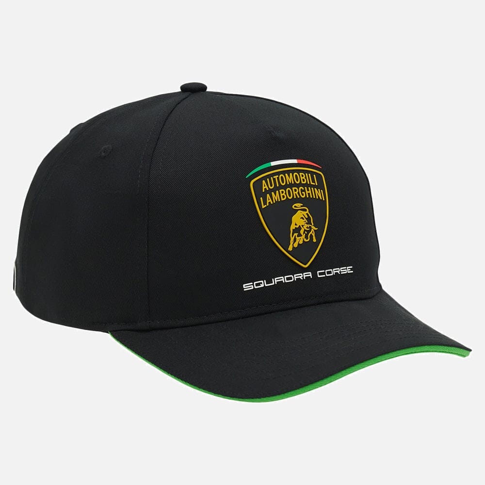 Automobili Lamborghini Squadra Corse Team Hat - Black Hats Automobili Lamborghini 