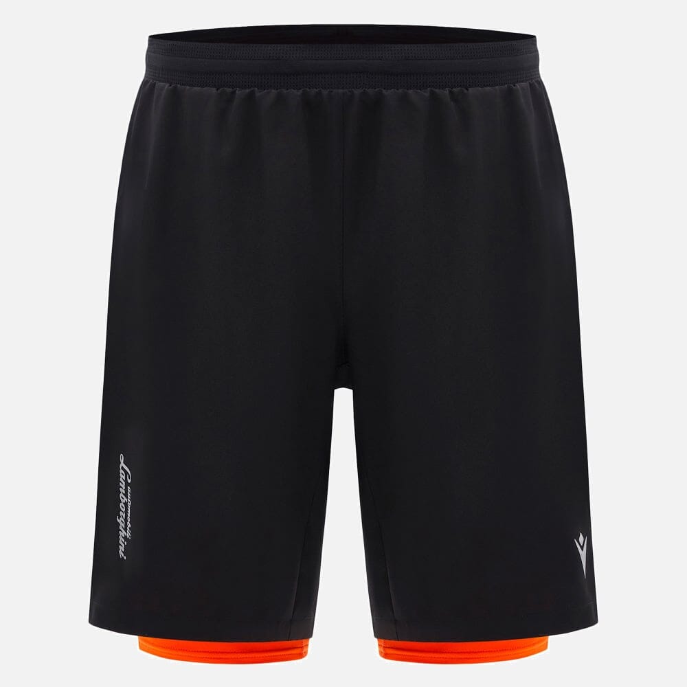 Automobili Lamborghini Men's Activewear Shorts - Black Shorts Automobili Lamborghini 