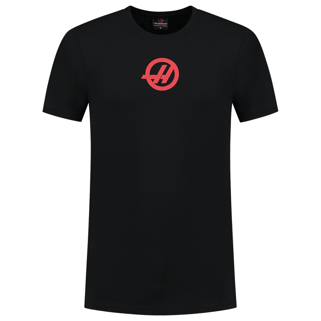 Haas Racing F1 Roundel Essentials T-Shirt - Black T-shirts Haas F1 Racing Team 