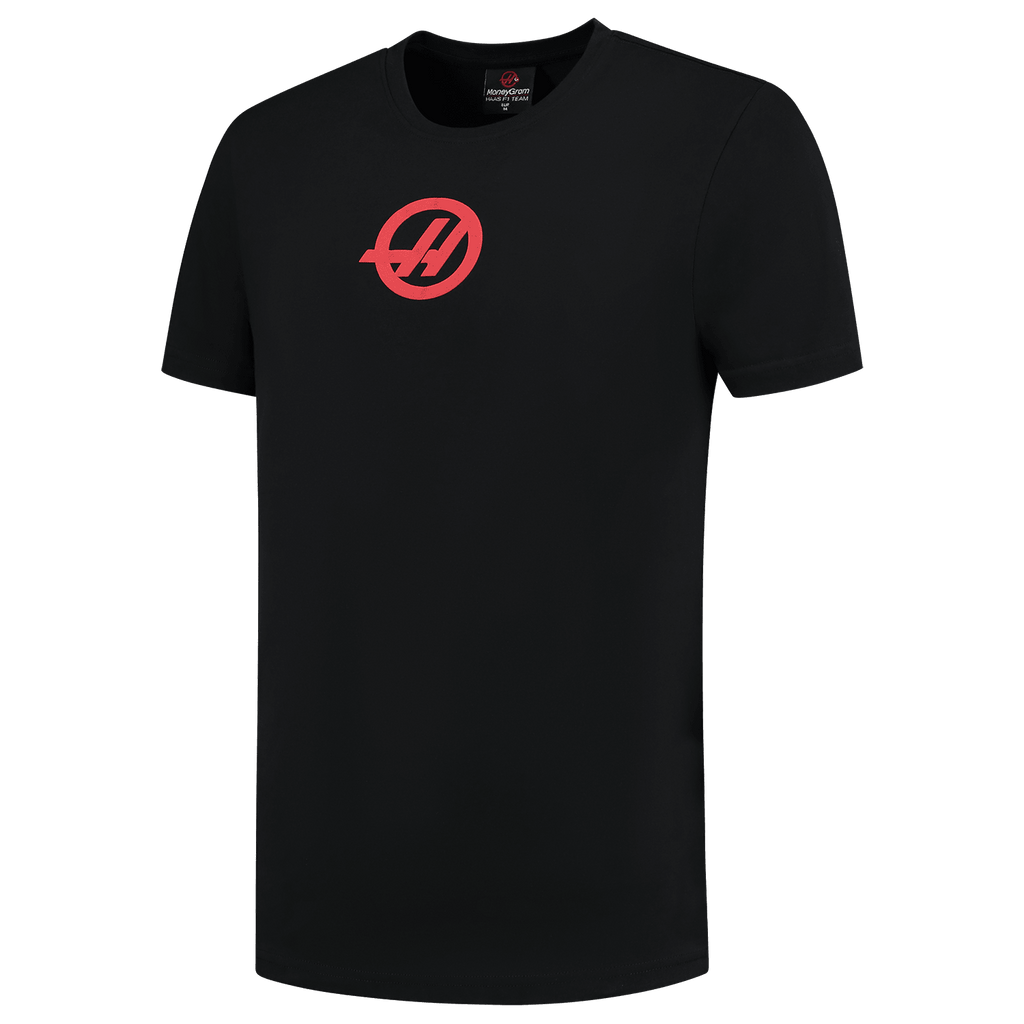 Haas Racing F1 Roundel Essentials T-Shirt - Black T-shirts Haas F1 Racing Team 