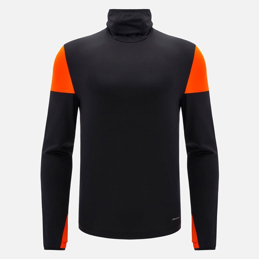 Automobili Lamborghini Men's Activewear High Neck Sweater - Black Sweaters Automobili Lamborghini 